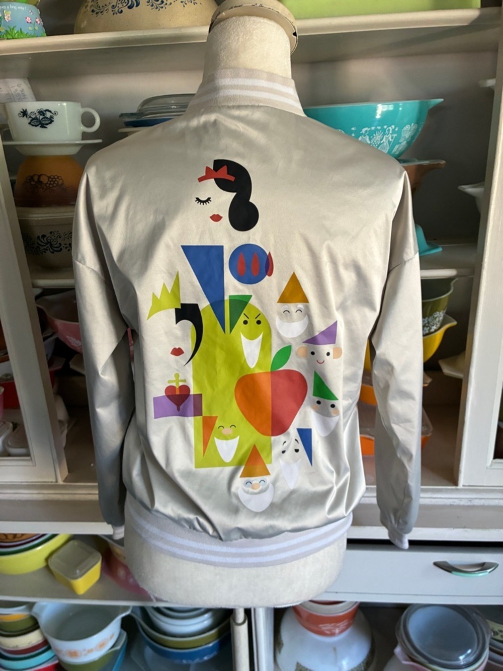 Disney Parks Snow White & the Seven Dwarfs 85th Anniversary Satin Bomber Jacket